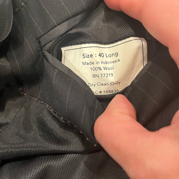 Pronto Uomo Mens Suit Jacket and Pants - Jacket 40L Pants 36 W - Picture 4 of 9